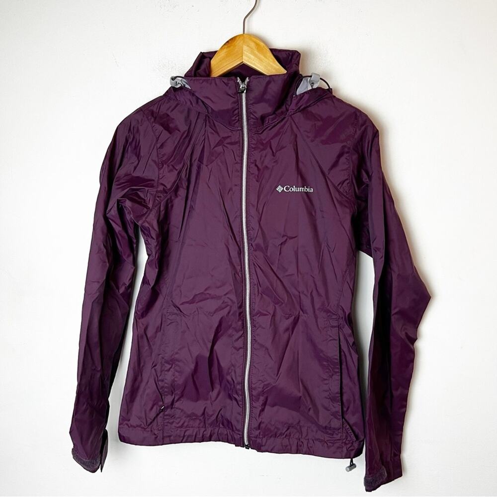 SZ S Columbia Sportswear Purple/Plum Jacket Windbreaker